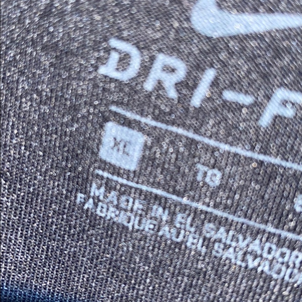 black nike shirt